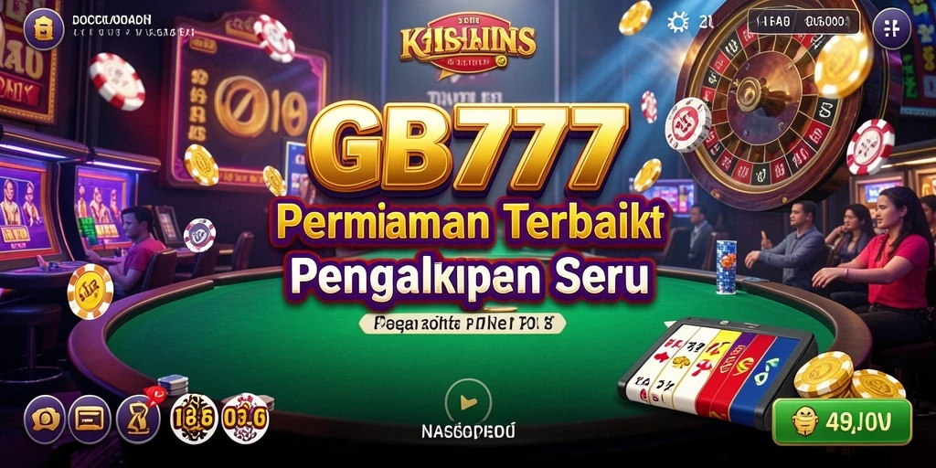 Screenshot GB777 menunjukkan gameplay Kasino yang mendebarkan dan menghibur.