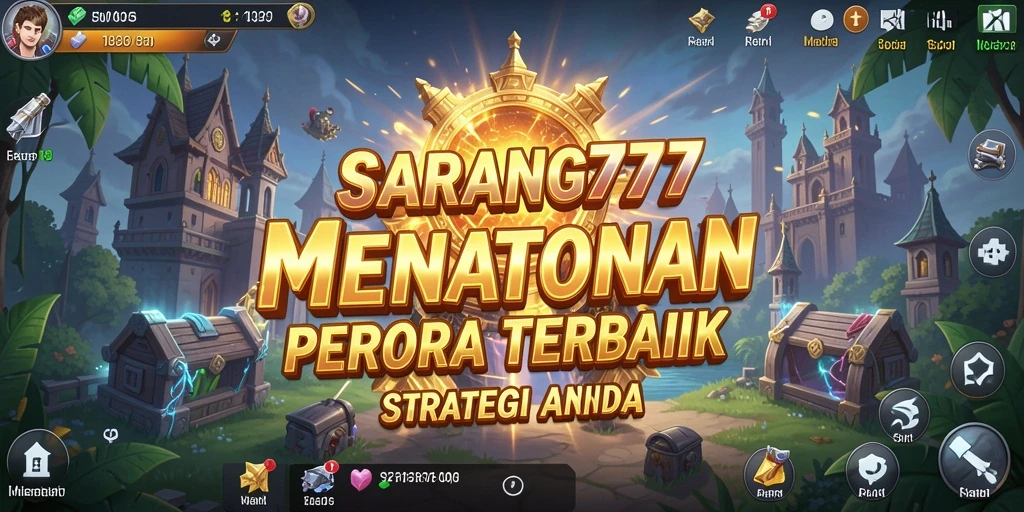 Tampilan gameplay SARANG777 menampilkan strategi pertahanan yang seru.